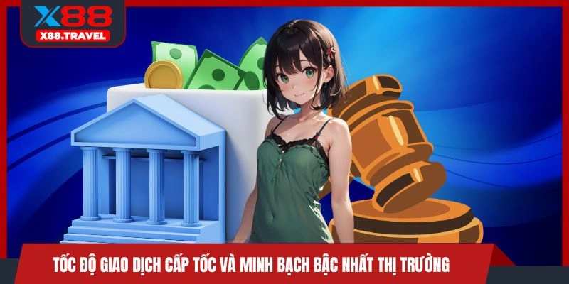 Tốc độ giao dịch cấp tốc và minh bạch bậc nhất thị trường 