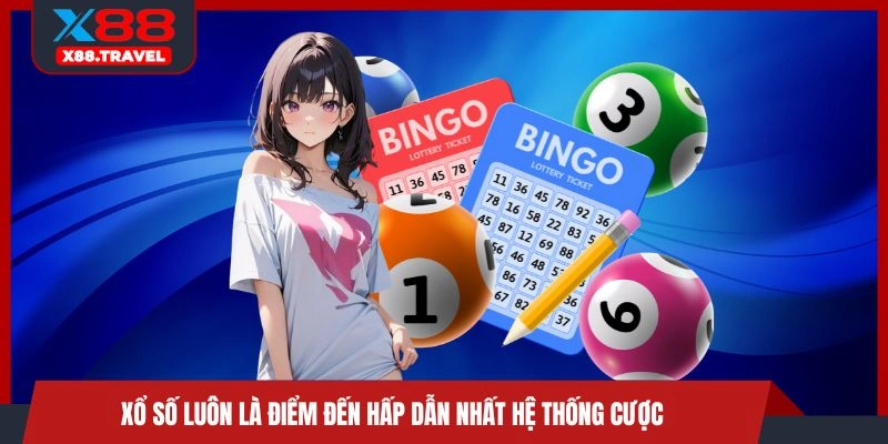 Xổ số luôn là điểm đến hấp dẫn nhất hệ thống cược 